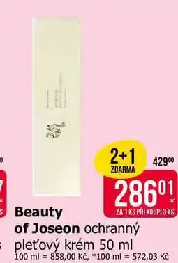 Teta Beauty of Joseon ochranný pleťový krém nabídka