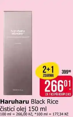 Teta Haruharu Black Rice čisticí olej nabídka