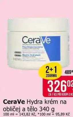 Teta CeraVe Hydra krém na obličej a tělo nabídka