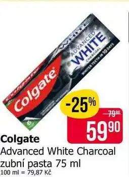 Teta Colgate Advanced White Charcoal zubní pasta nabídka