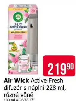 Teta Air Wick Active Fresh difuzér s náplní 228 ml, různé vůně nabídka