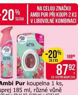 Teta Ambi Pur koupelna 1 ks, sprej 185 ml, různé vůně nabídka