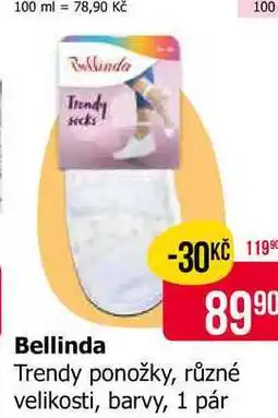 Teta Bellinda Trendy ponožky, různé velikosti, barvy, 1 pár nabídka