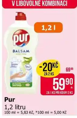 Teta Pur prostředek na mytí nádobí 1200ml, vybrané druhy 1.2l nabídka