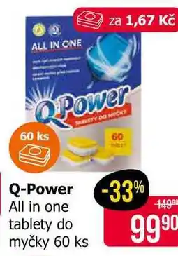 Teta Q-Power All in one tablety do myčky 60 ks nabídka