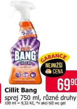 Teta Cillit Bang Sprej 750 ml, různé druhy nabídka