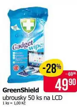Teta GreenShield ubrousky na LCD 50 ks nabídka