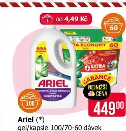 Teta Ariel gel/kapsle 100/70-60 dávek nabídka