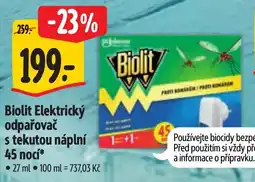 Albert Biolit Elektrický odpařovač s tekutou náplní 45 nocí nabídka