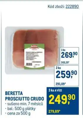 Makro BERETTA PROSCIUTTO CRUDO nabídka