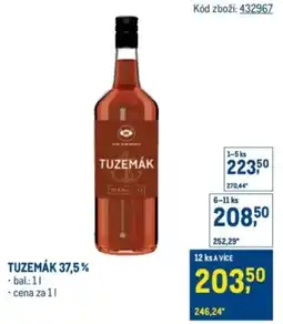 Makro Tuzemák 37,5% nabídka