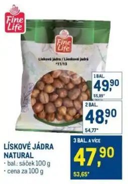 Makro Lískové jádra natural nabídka