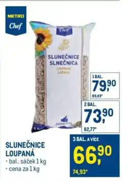 Makro Slunečnice loupaná nabídka