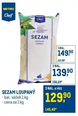 Makro Sezam loupany nabídka