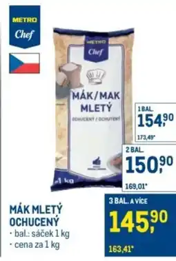 Makro Mák mletý ochucený nabídka