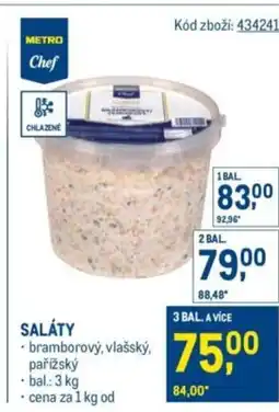 Makro Saláty nabídka