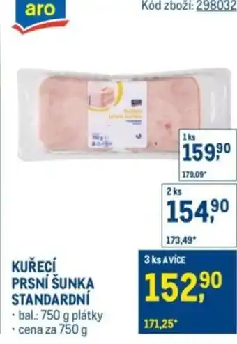 Makro Kuřecí prsní šunka standardní nabídka