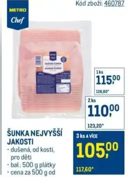 Makro Šunka nejvyšší jakosti nabídka