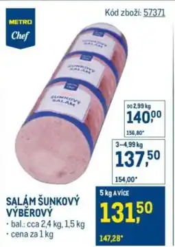 Makro Salám šunkový výběrový nabídka