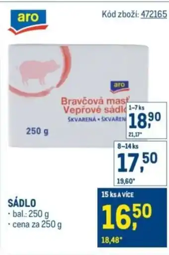 Makro Sádlo nabídka