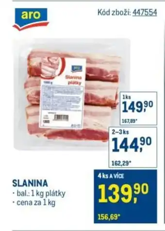 Makro Slanina nabídka