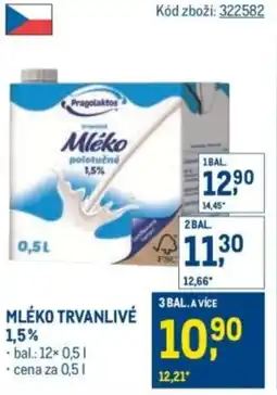 Makro Mléko trvanlivé 1,5% nabídka