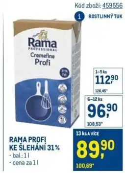 Makro Rama profi ke šlehání 31% nabídka