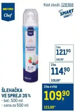 Makro Šlehačka ve spreji 35% nabídka