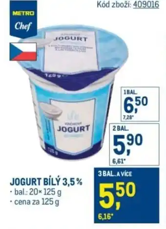 Makro Jogurt bílý 3,5% nabídka