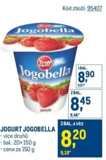 Makro Jogurt jogobella nabídka