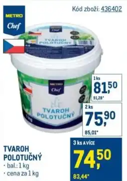 Makro Tvaroh polotučný nabídka