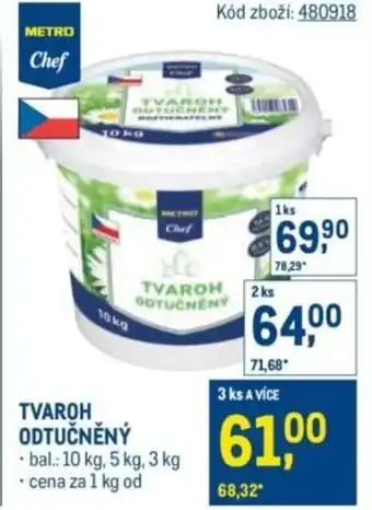 Makro Tvaroh odtučněný nabídka