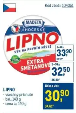 Makro Madeta Lipno nabídka