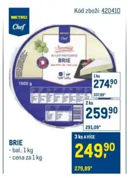Makro Brie nabídka
