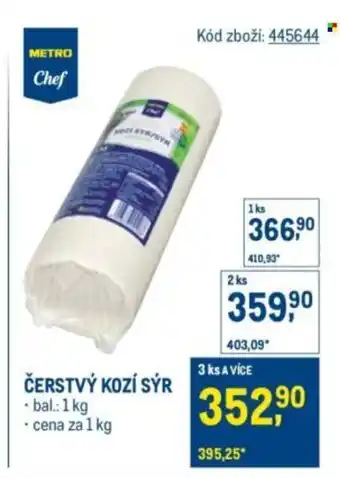 Makro Čerstvý kozí sýr nabídka
