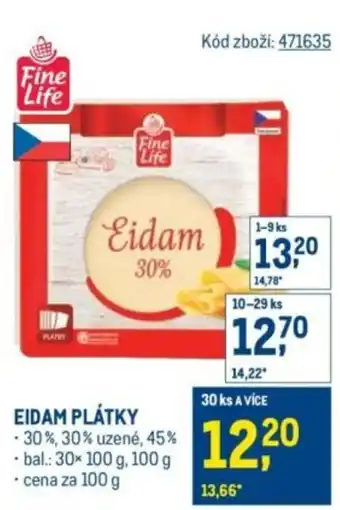 Makro Eidam plátky nabídka