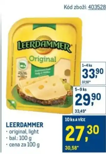 Makro Leerdammer nabídka