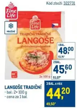 Makro Fine Life Langoše tradiční nabídka