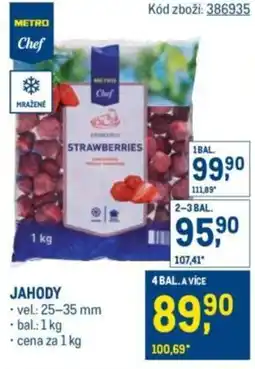 Makro METRO Chef Jahody nabídka