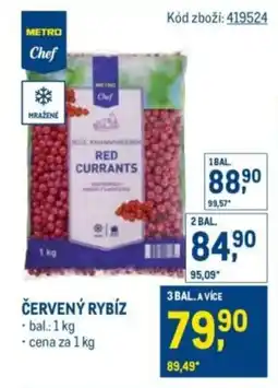 Makro METRO Chef Červený rybíz nabídka