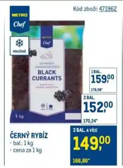 Makro METRO Chef Černý rybíz nabídka