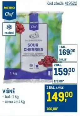 Makro METRO Chef Višně nabídka