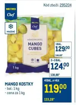 Makro METRO Chef Mango kostky nabídka