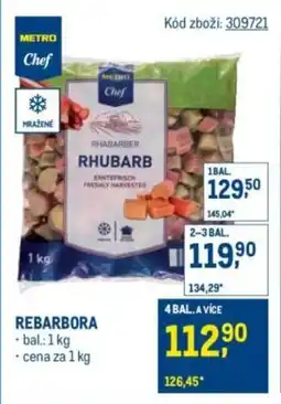 Makro METRO Chef Rebarbora nabídka
