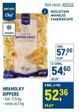 Makro METRO Chef Hranolky dippers nabídka