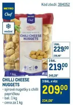 Makro METRO Chef Chilli cheese nuggets nabídka