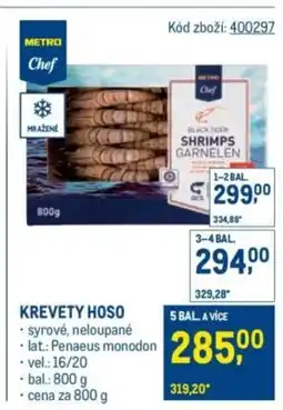Makro METRO Chef Krevety hoso nabídka