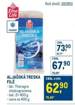 Makro Fine Life Aljašská treska filé nabídka