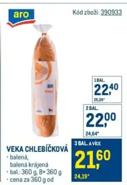 Makro Veka chlebíčková nabídka