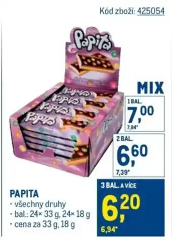 Makro Papita nabídka